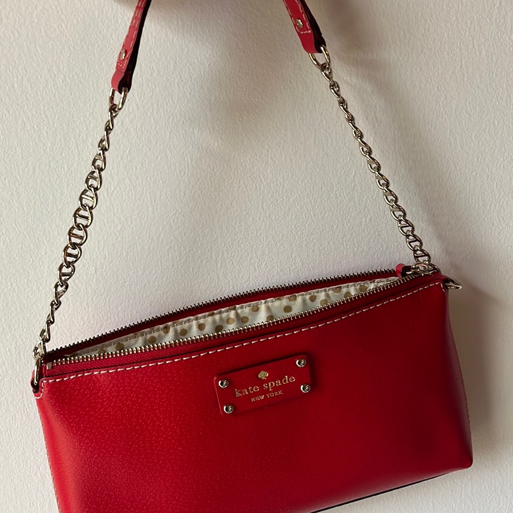 Kate Spade red leather purse